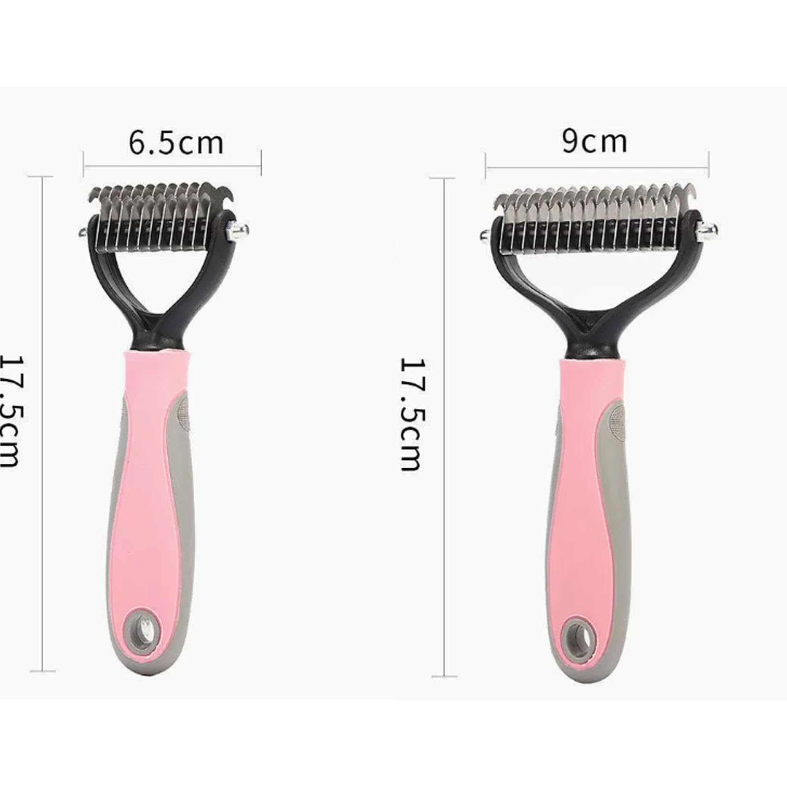 Pet Grooming Brush - Shedding  - Undercoat Rake Dematting Tool Dog Shedding 评论和价格