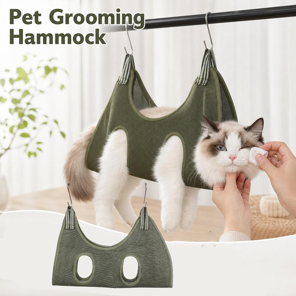 Cat Grooming Hammock Cat Dog N - Pet Grooming Hammock Sling Restraint 评论和价格