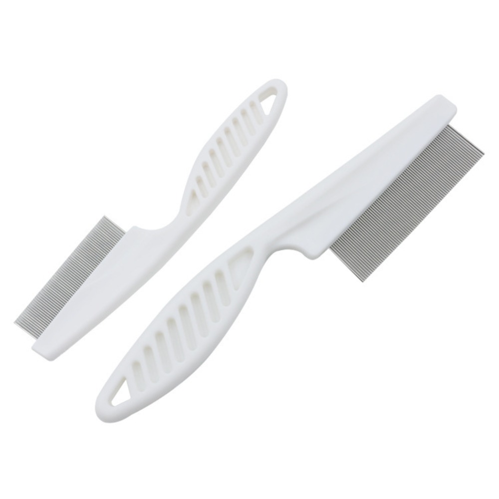 Flea Comb for Dogs and Cats Pe - Flea Comb Fine Tooth Pet Tear Stain 评论和价格